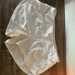 WHITE LULU SPEED UP SHORTS